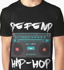 defend hip-hop rap boombox design Graphic T-Shirt