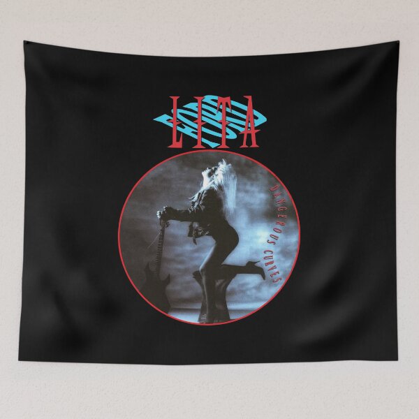 Item preview, Lita Ford - Dangerous Curves Art Gift designed and sold by AyaZamora.
