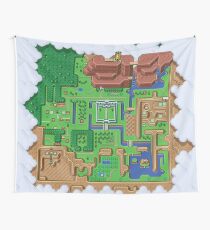 Hyrule Map: Zelda Link to the Past Wall Tapestry
