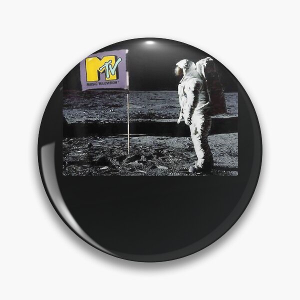 Item preview, Mtv man on the moon logo flag designed and sold by MichaelPoole.