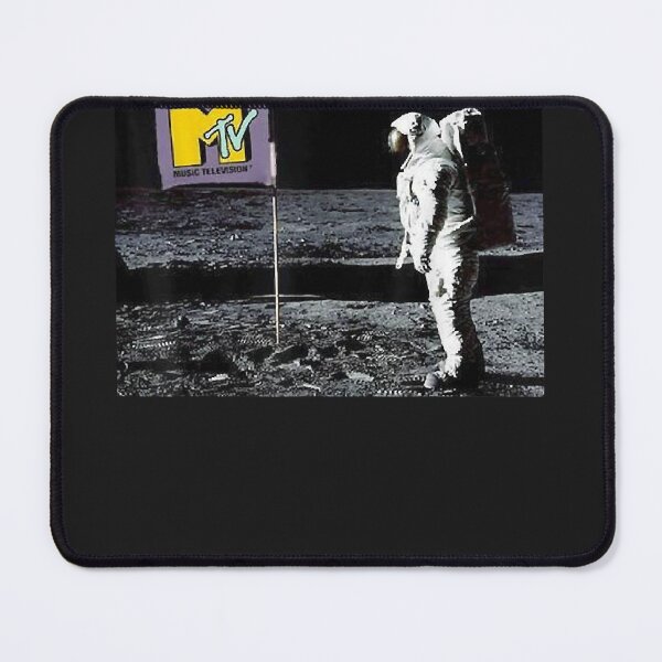 Item preview, Mtv man on the moon logo flag designed and sold by MichaelPoole.