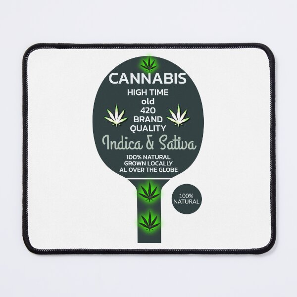 Item preview, Cannabis High Time old 420 Brand Quality Indica & Sativa designed and sold by BestDesignbySof.