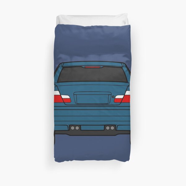 Large E46 Topaz Blue Housse de couette