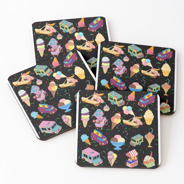 Item preview, Ice Cream Trucks Ice Cream Cones Ice Cream Cute Cups designed and sold by universegrace.