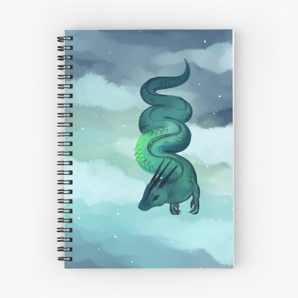 Item preview, green dragon in clouds designed and sold by snowysaur.