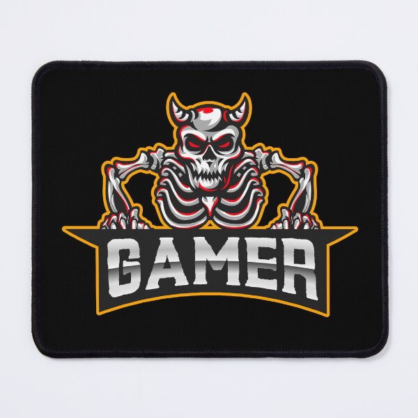 Item preview, Gamer with Horror Spooky Skeleton designed and sold by PRIVARSHU.