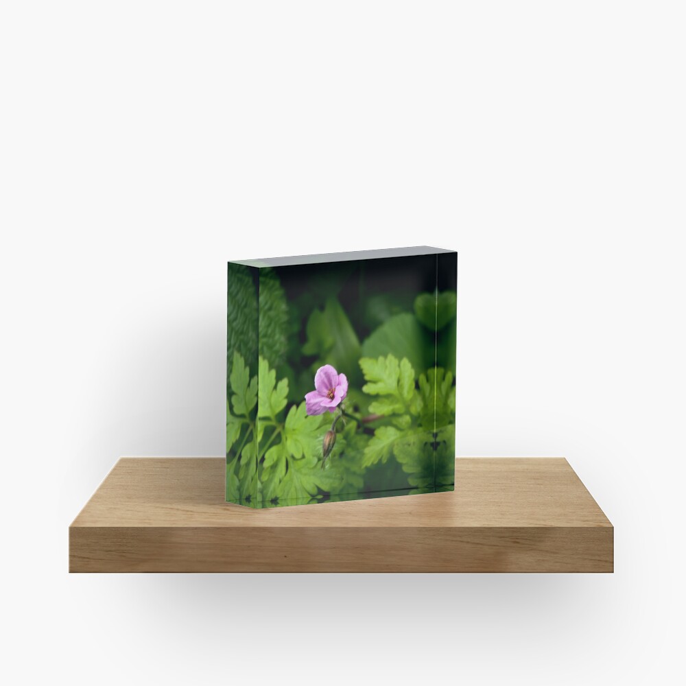 Cranesbill Acrylic Block