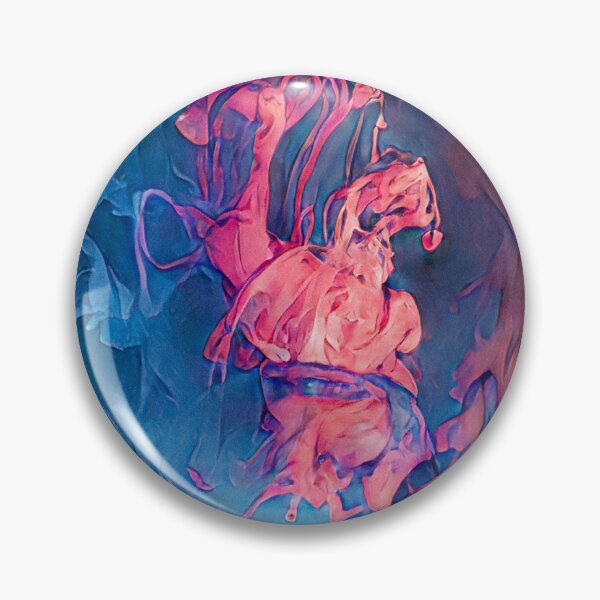 Item preview, Abstract Watercolour Blue and Red Art Wallpaper designed and sold by ArtParadox.