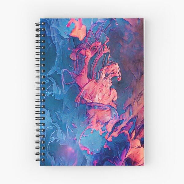 Item preview, Abstract Watercolour Blue and Red Art Wallpaper designed and sold by ArtParadox.