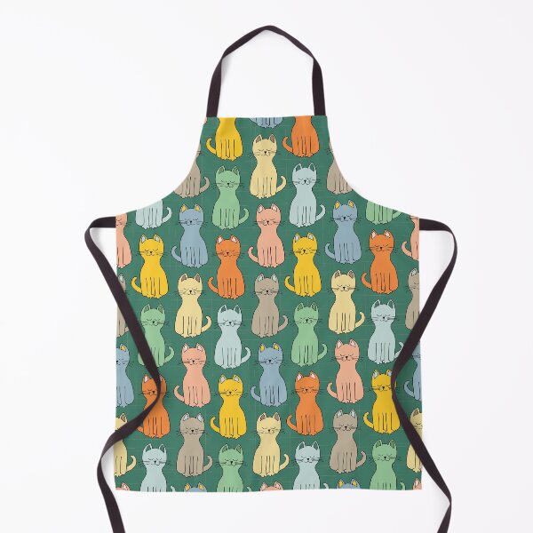 Item preview, Cool kitty cats in a row enjoying the sunshine designed and sold by FrancesPoff.