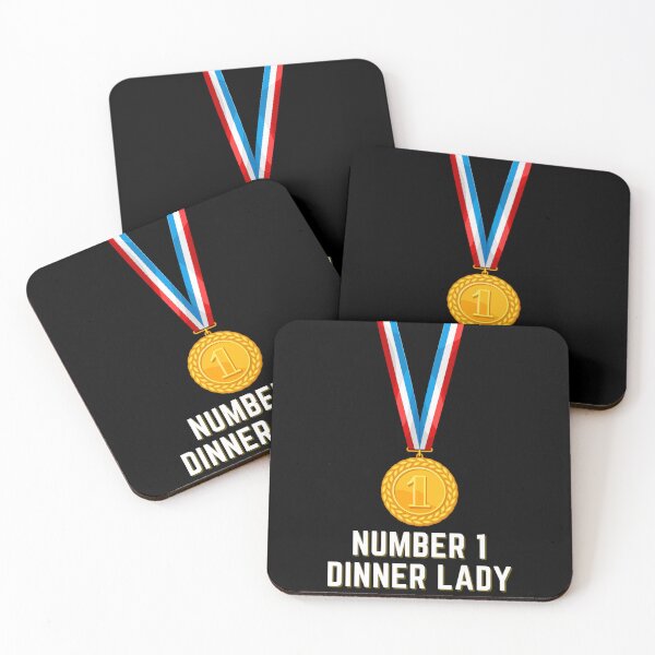 Item preview, Number 1 Dinner Lady Gold Medal designed and sold by Imemewell.