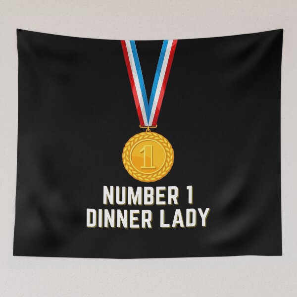 Item preview, Number 1 Dinner Lady Gold Medal designed and sold by Imemewell.