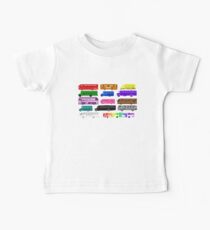 Bus Colors - The Kids' Picture Show - Pixel Art Baby Tee