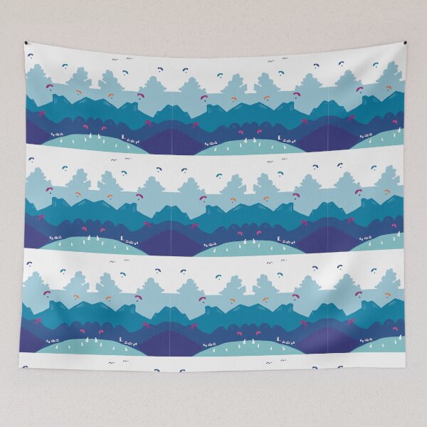 Item preview, mountain view designed and sold by NitArtCafe.