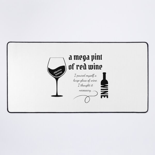 Item preview, a mega pint of red wine | funny Johnny Depp designed and sold by DeltaWhiskey-.