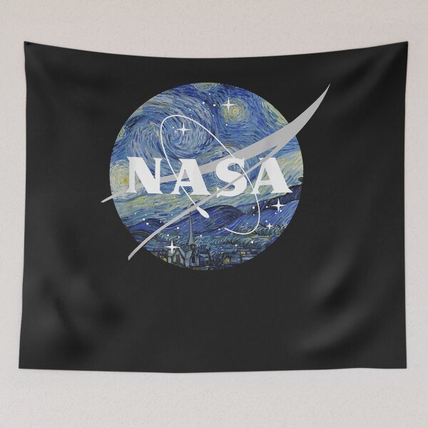 Item preview, Nasa starry night classic chevron logo designed and sold by MichaelPoole.