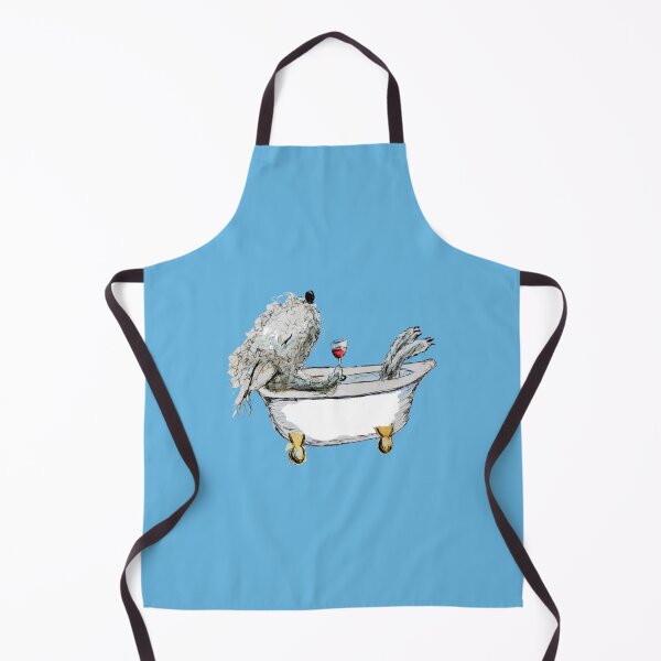 Item preview, Bedlington Terrier Dog in a Bathtub designed and sold by The Quaint and Quirky.