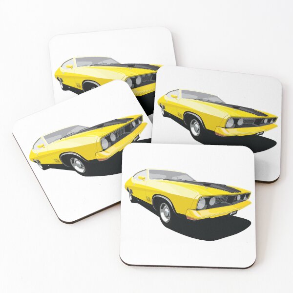 Item preview, 1973 XB Falcon 2 Door - Yellow Blaze designed and sold by RevHead-Designs.