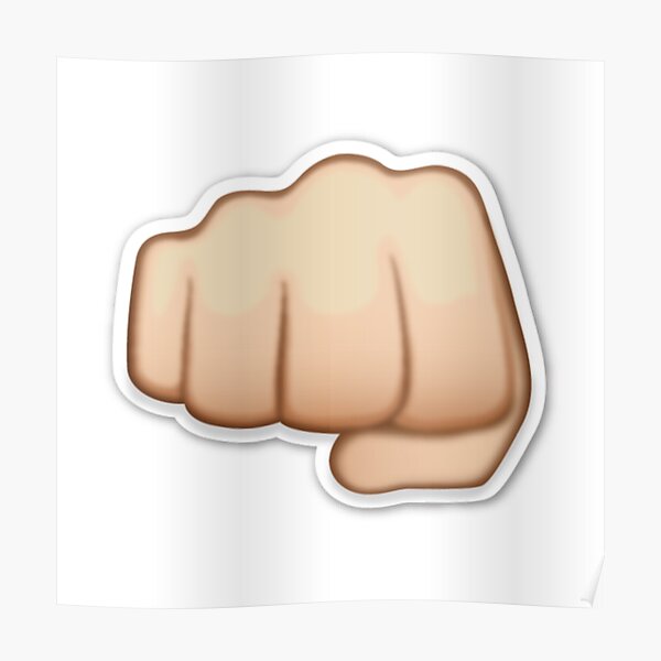 Póster «Puño Emoji» de Alpaxcka | Redbubble