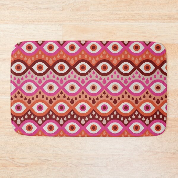Item preview, Garnished Eyes – Pink & Maroon designed and sold by Cat Coquillette.