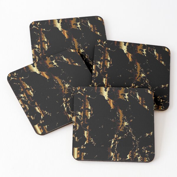 Item preview, Black and Gold Marble Pattern Design designed and sold by DonnaSiggy.