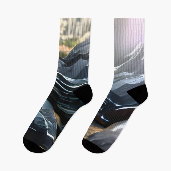 Item preview, AI Generated Art, Polished Obsidian Cliffs Matte designed and sold by ACC .