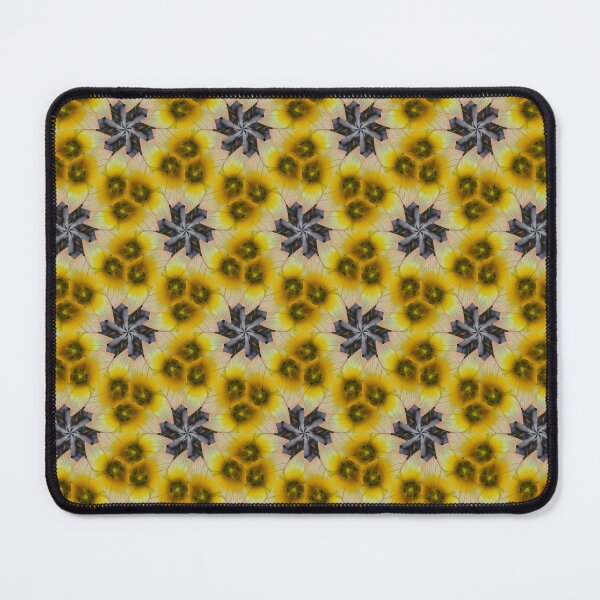 Item preview, Yellow, Peach and Black Mosaic Star Flower Pattern | Romulea Pilosa 1.9  designed and sold by FRLF.