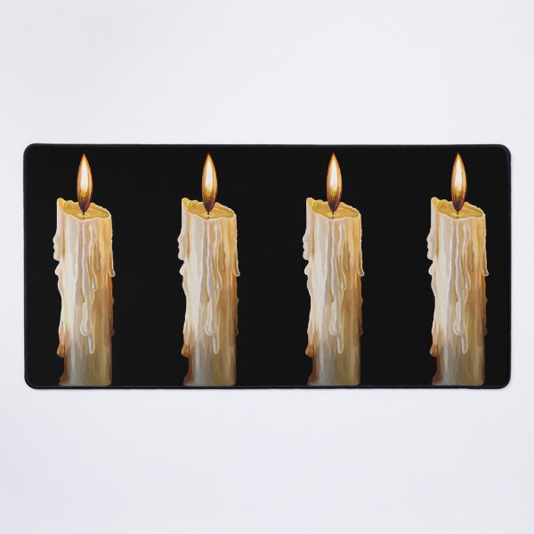 Solo Melting Wax Flickering Candle | Poster