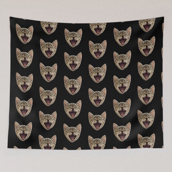 Item preview, Kitty Yawning Face designed and sold by Parag's Travel Shop.