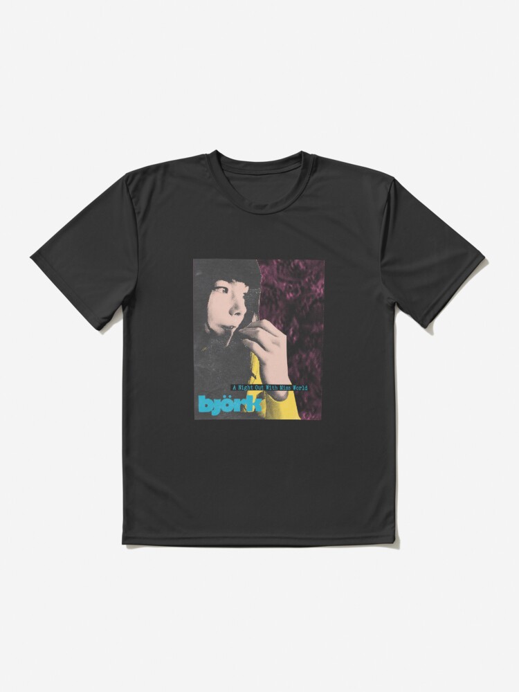 Bjork vintage retro bjork bootleg popart original design | Active T-Shirt