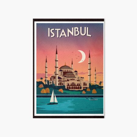 ISTANBUL: Vintage Reise- und Tourismus-Werbedruck Galeriedruck