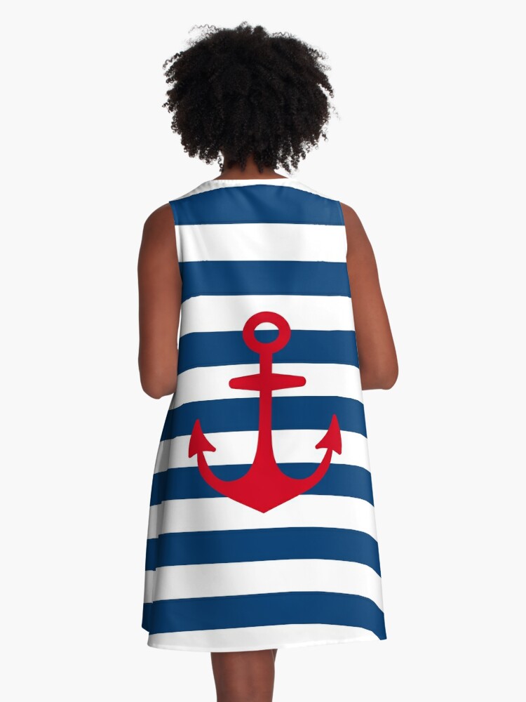 Red Anchor Dress