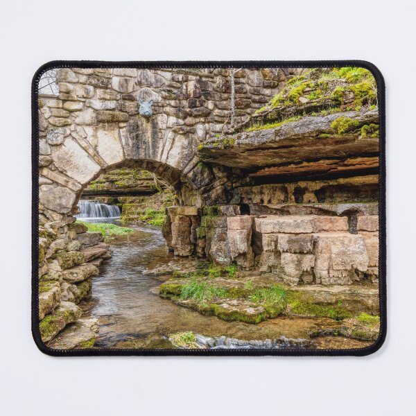 Item preview, Ozarks Waterfall Through Bridge designed and sold by mljdwhite.
