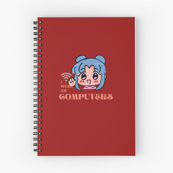 Item preview, I work on computers anime funny  designed and sold by Cheeky Popp.