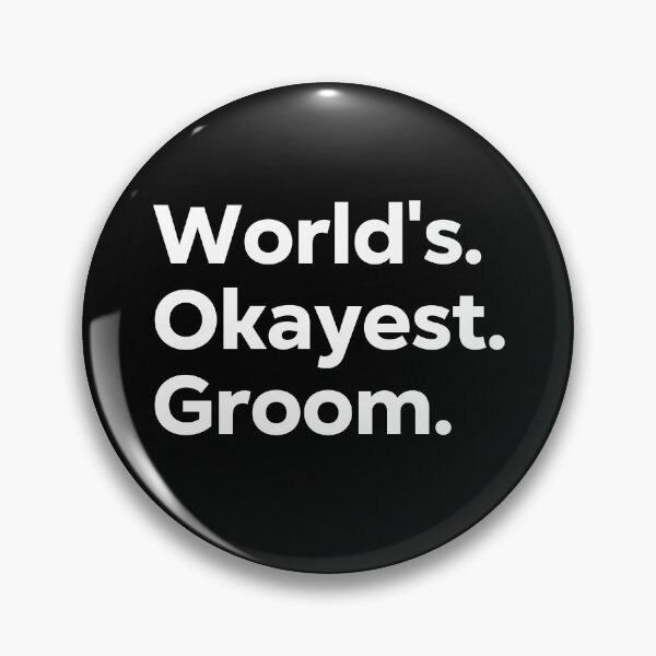 Item preview, World's Okayest Groom designed and sold by kindxinn.