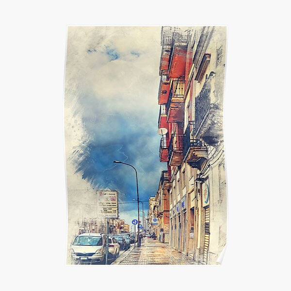 Trapani art 20 Sicily Poster