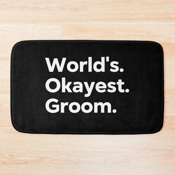 Item preview, World's Okayest Groom designed and sold by kindxinn.