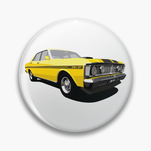Item preview, 1971 XY Falcon GTHO - Yellow Glow designed and sold by RevHead-Designs.