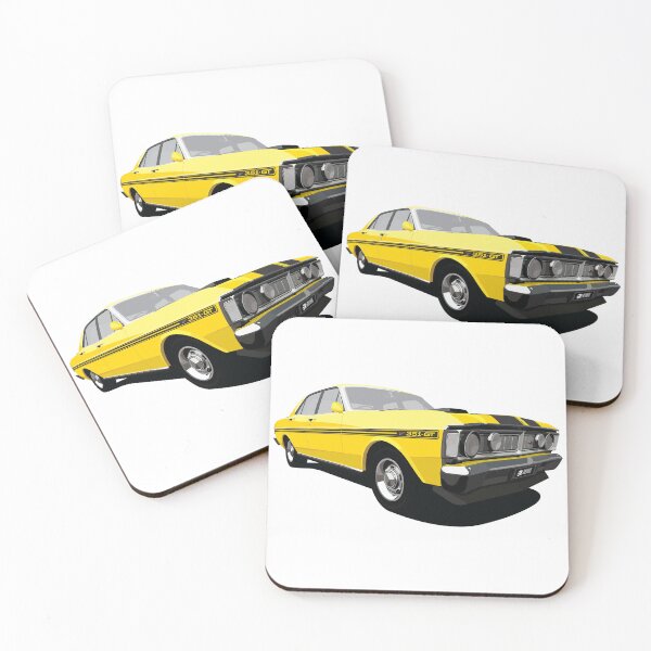 Item preview, 1971 XY Falcon GTHO - Yellow Glow designed and sold by RevHead-Designs.