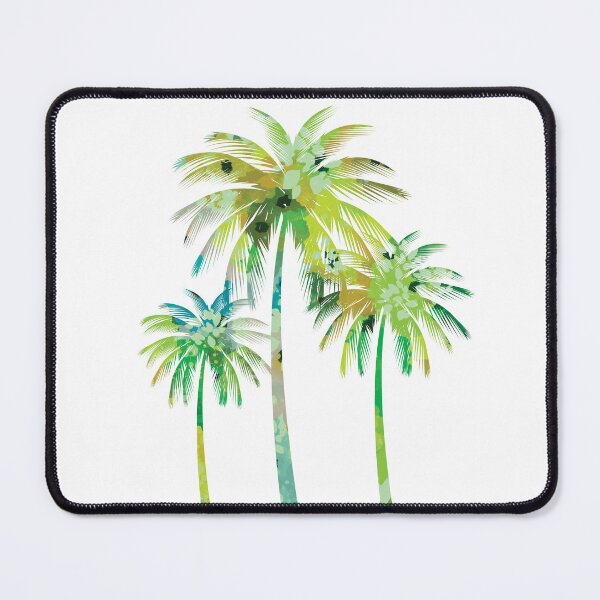 Item preview, Teal Palm Trees designed and sold by Unaiza Khalid.
