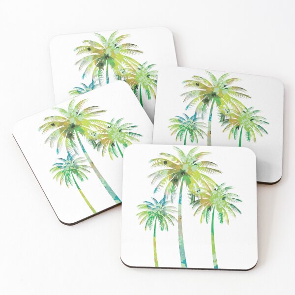 Item preview, Teal Palm Trees  designed and sold by Unaiza Khalid.