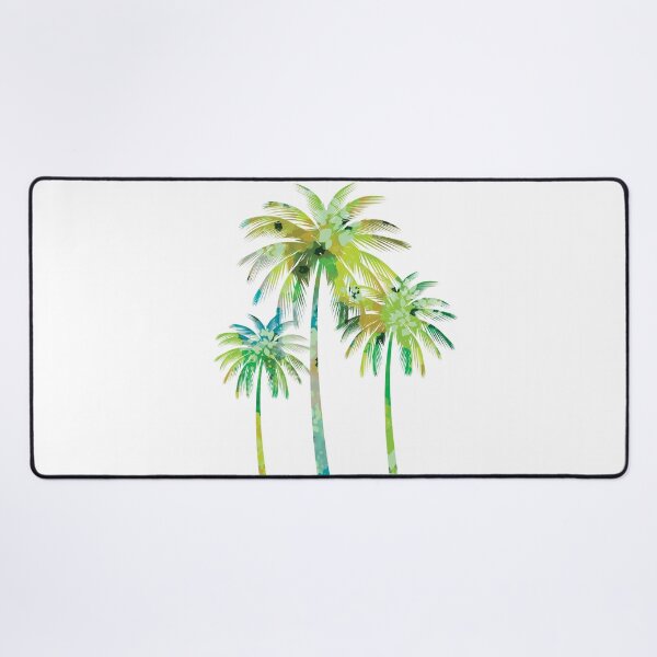 Item preview, Teal Palm Trees designed and sold by Unaiza Khalid.