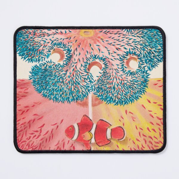 Item preview, Great Barrier Reef Sea Anemones and Clownfish Vintage Illustration designed and sold by VintageArchive.