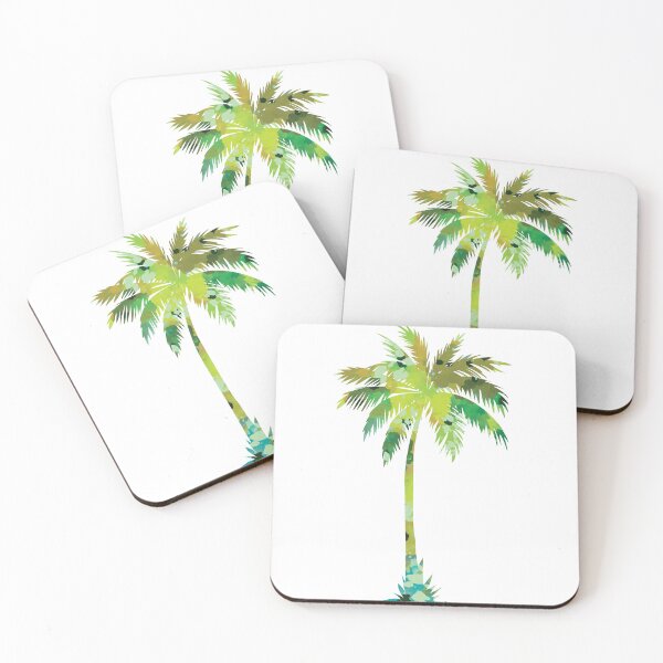 Item preview, Palm Tree with green pattern  designed and sold by Unaiza Khalid.