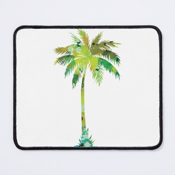 Item preview, Palm Tree with green pattern designed and sold by Unaiza Khalid.