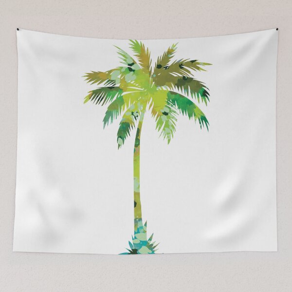 Item preview, Palm Tree with green pattern  designed and sold by Unaiza Khalid.