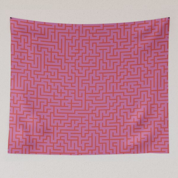 Item preview, Modern Dynamic Maze Pattern designed and sold by Cultivate Generative.