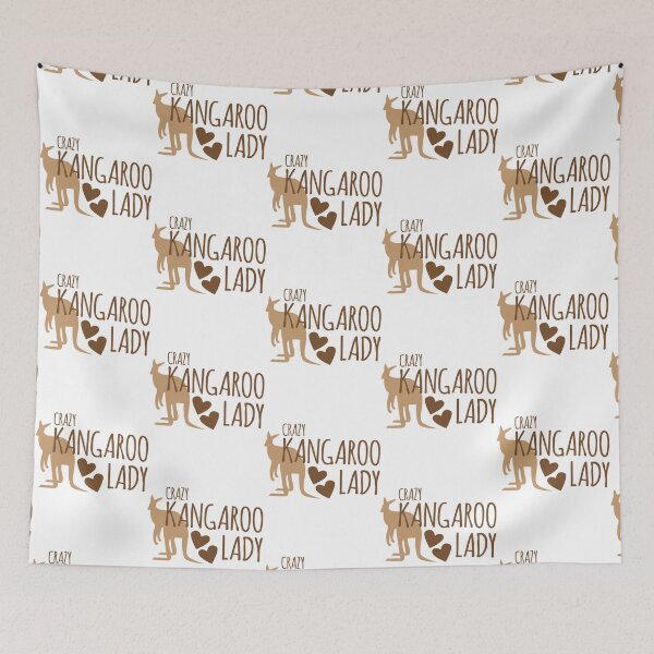 Item preview, Crazy Kangaroo lady   designed and sold by MelbyMakes.