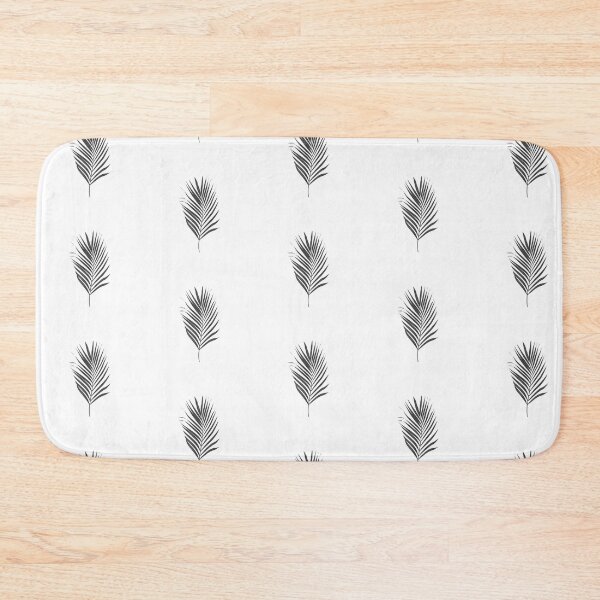Item preview, Black Palm Leaf Silhouette Tropical Boho  designed and sold by Tropical Arts.