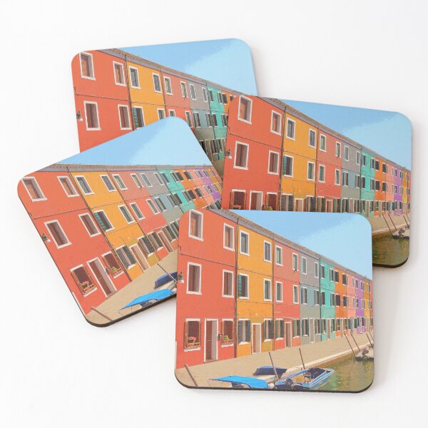 Item preview, Brightly Coloured Homes Burano Venice Italy #3 designed and sold by Anuchartl.